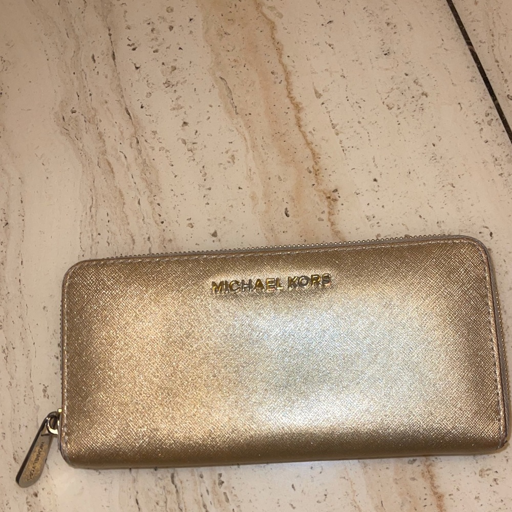Michael Korea Gold Wallet